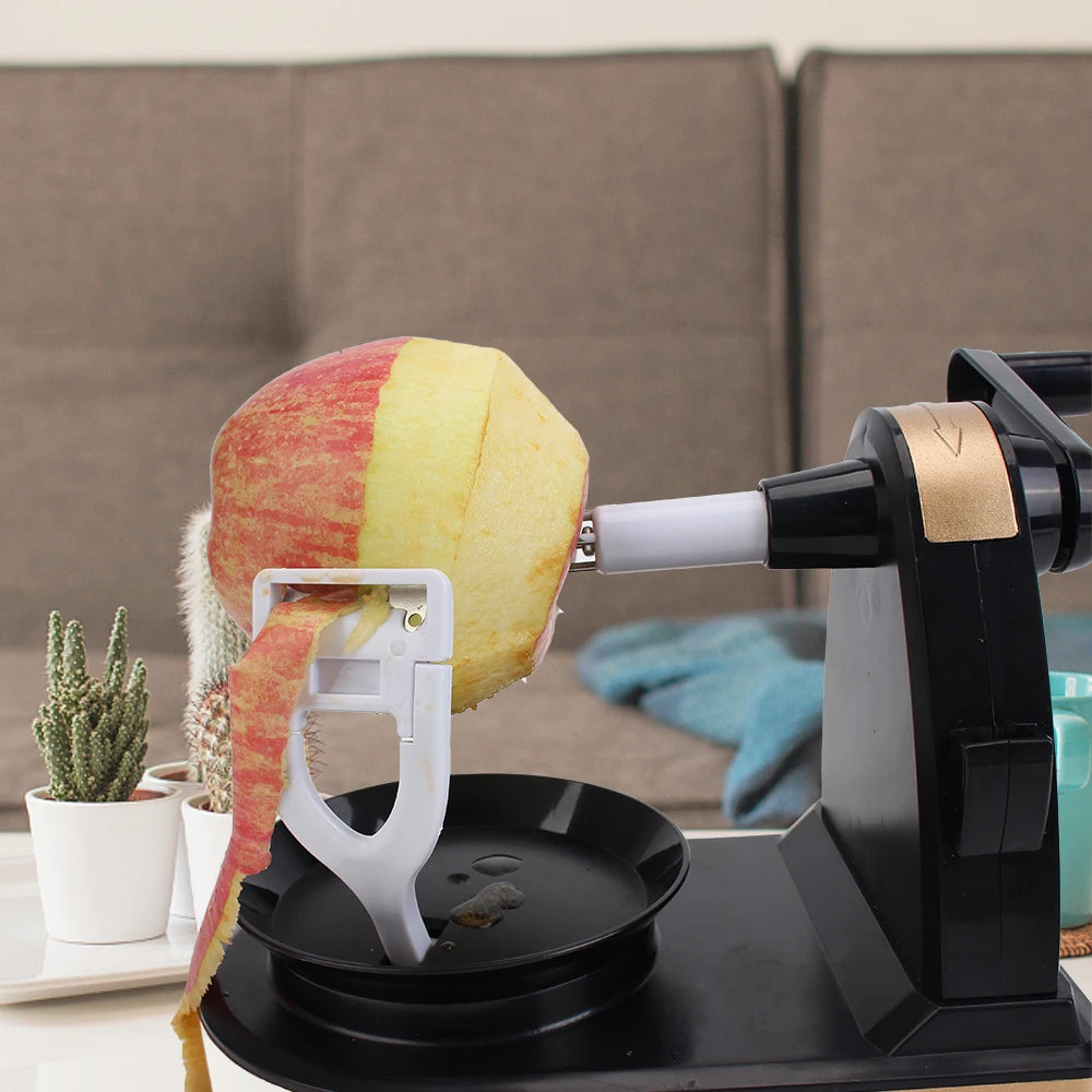 Multifunction Hand-Cranked Potato and Apple Peeler Slicer Cutter